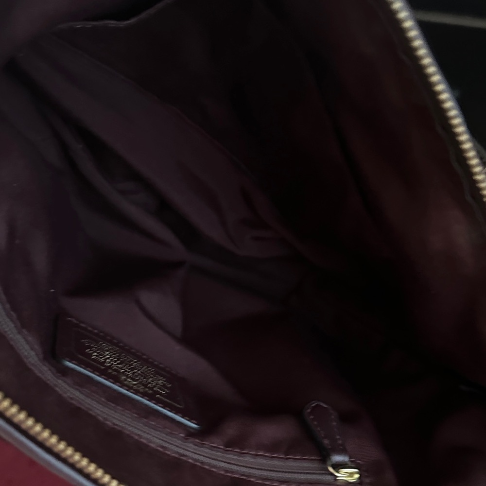 Coach Red and Brown Satchel Bag - Picture 11 of 11